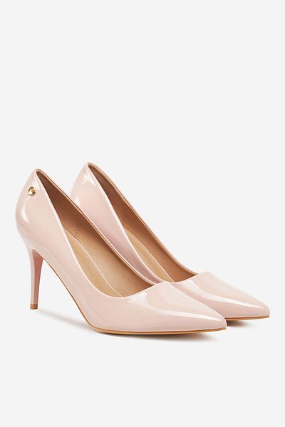 DeeZee Women's Pumps on a high heel low pink stiletto 37