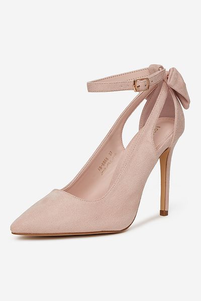 DeeZee Women's Pumps on a high heel low pink stiletto 38