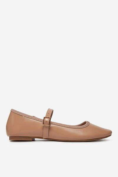 DeeZee Women's Ballerinas Low Beige Flats 37
