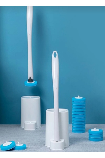Home Tek Kullanımlık Tuvalet Fırçası El Değmeden Kullanım, Deterjanlı Klozet ...