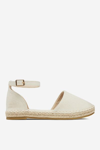 DeeZee Women's Espadrilles low beige flat 41