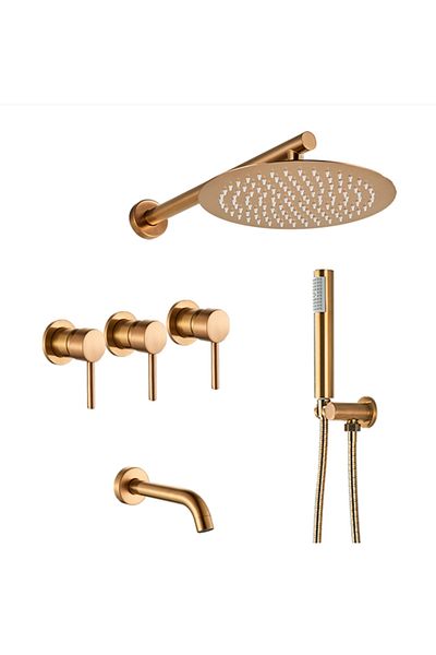 Blackswan Design Set baterie dus, Blackswan, Tip M90.3, model rose gold, dimensiune 37 cm