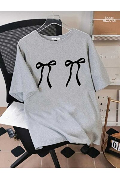 KOZİA OUTDOORS Tricou basic unisex supradimensionat cu imprimeu panglici Malk...