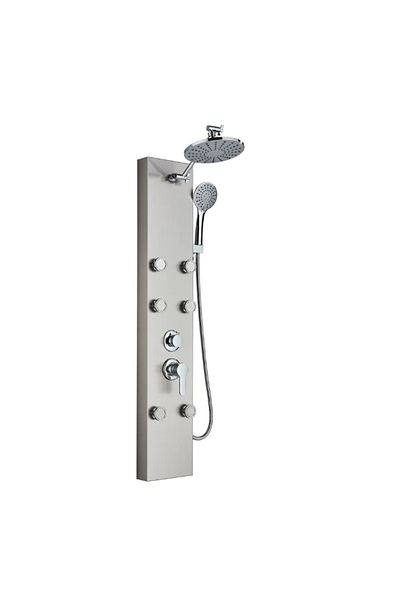 Blackswan Design Panel dus, Blackswan, Tip M7006 model nichel cu cap de dus si functii SPA, dimensiune 111 cm