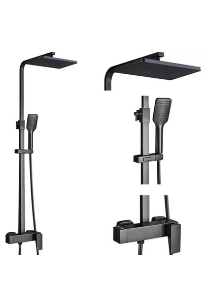 Blackswan Design Baterie dus, Blackswan, Tip M18.1, model negru mat, dimensiune 20 cm