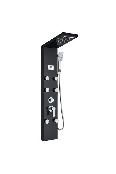 Blackswan Design Panel dus, Blackswan, Tip M8016 model negru cu afisaj digital si functii SPA, dimensiune 114 cm