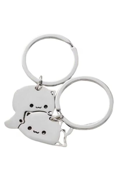 SYGGY Set 2 brelocuri Cute, model cartoon, cuplu, 2.5 cm