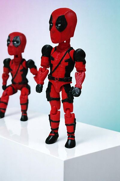 Uzman3D Marvel Deadpool All Joints Movable Figure (14 cm)