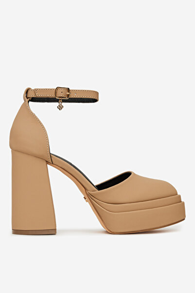 DeeZee Women's Low Heels Beige High Heel Platform 40