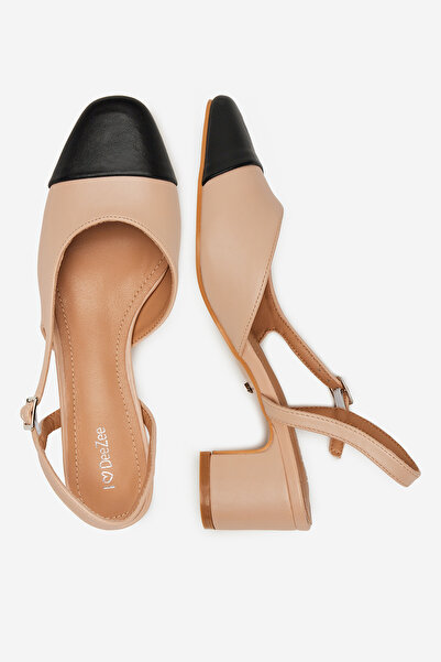 DeeZee Women's Low Heels Beige Block 38