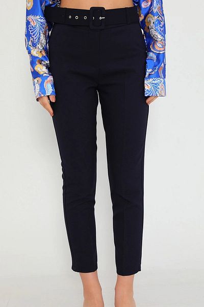 Rift Jeans Slim Fit Carrot Leg Belted Trousers