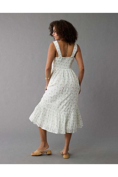 AMERICAN EAGLE Ae Catie Corset Midi Dress