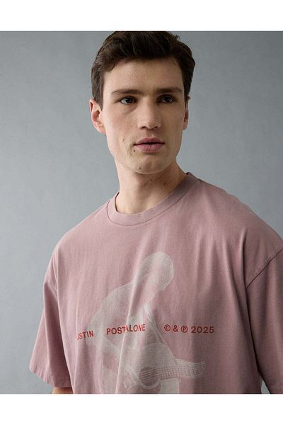 AMERICAN EAGLE AE Boxy Post Malone Graphic T-Shirt