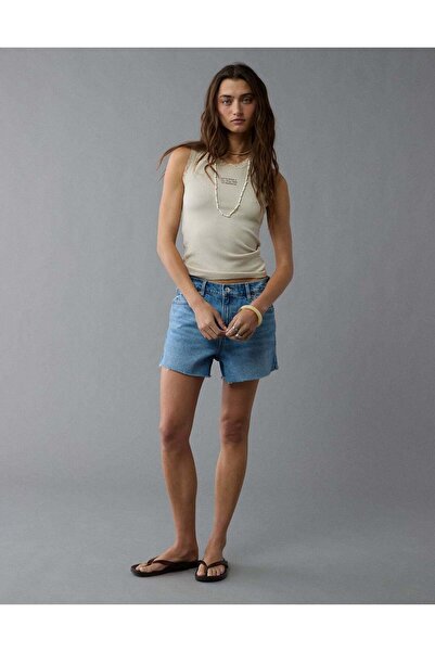 AMERICAN EAGLE AE Graphic Lace Trim Tank Top