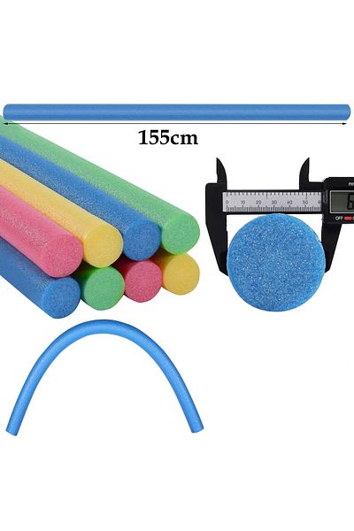 MUBX 2Pcs Thick Pool Pasta Large Size Sea Pool Sausage Swimming Pasta