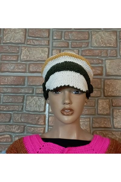 El örgüsü Ydr Design Hand Knitted Summer Hat