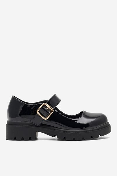 Nelli Blu pantofi de fată 5905588753445 Negru