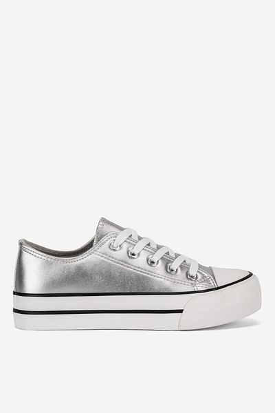 DeeZee pantofi sport pentru fete 5905588804741 argintii