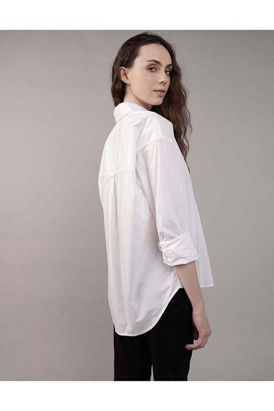 AMERICAN EAGLE AE Perfect Button-Up Shirt