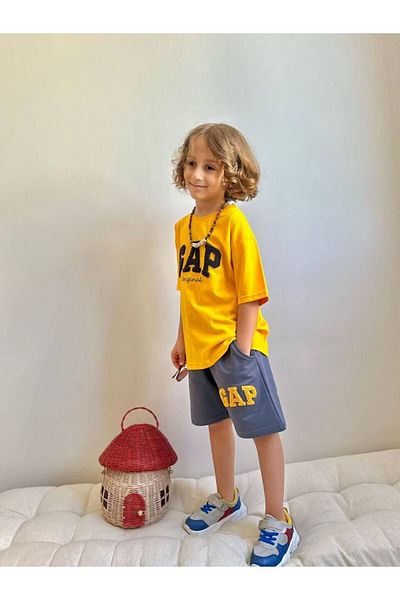Canlook Punch Embroidered Boys' Bottom and Top Set