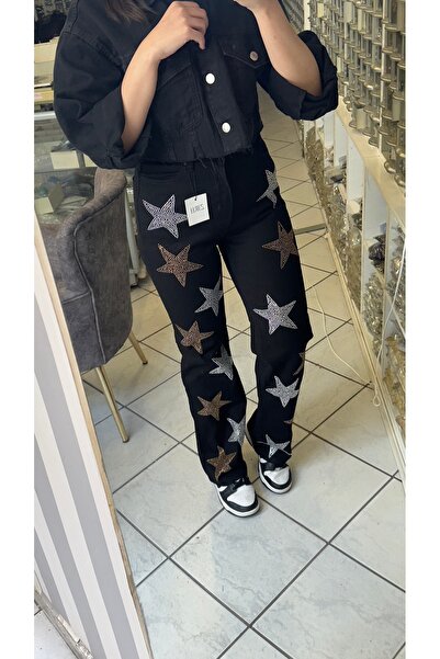 Tuna Yıldız Model Taşlı Jean