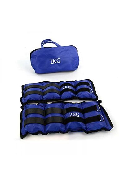 Fitness Max Fitnessmax Sand Weights For Arms And Legs 2kg - Blue