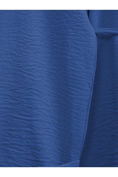 Modamorfo Ayrobin Suit with Ball Button Belt and Skirt -Indigo