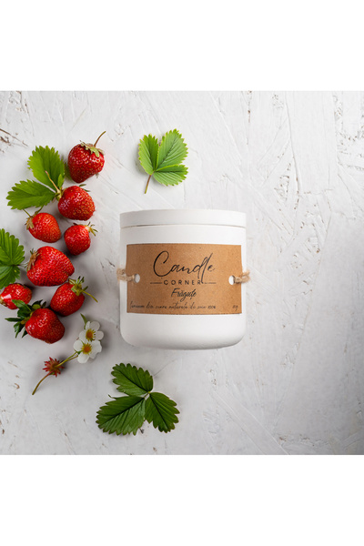 Candle Corner Lumânare parfumată lucrată manual din ceară de soia 100% natura...