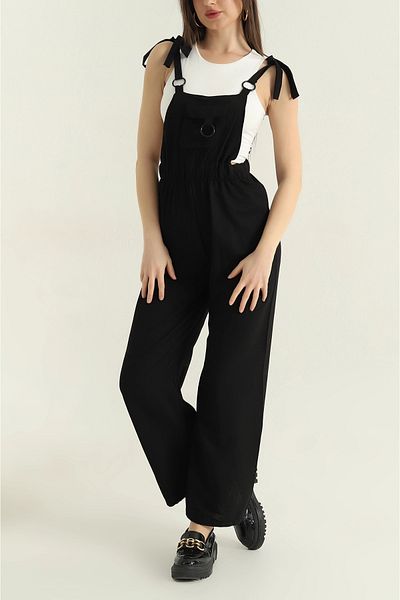 Secret Passion Lingerie Black Pocket Detail Aerobin Women's Jumpsuit