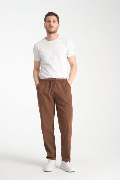Redline Ανδρικό παντελόνι Defy Comfortable Fit Linen Look