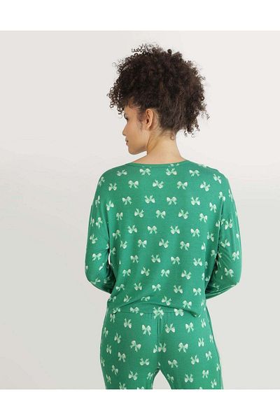 AMERICAN EAGLE Aerie Jersey Long Sleeve Sleep Tee