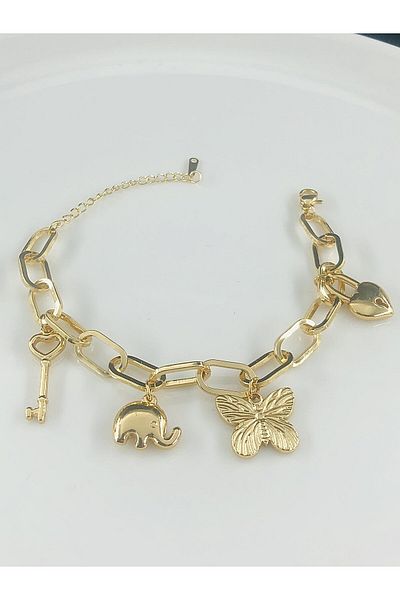 DS DİAMONDSHOP Steel Bracelet Charm Model Byçlk-202506127