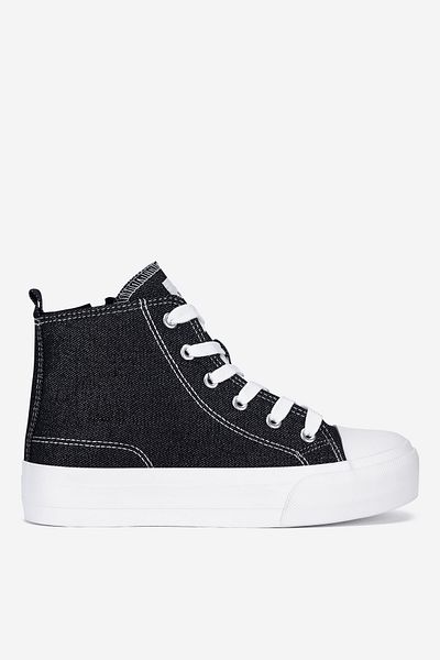 DeeZee pantofi sport pentru fete 5905588787389 Negri