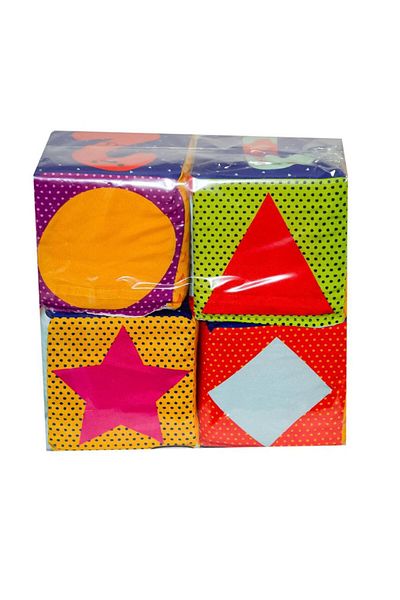 Skygo MOL-121 PVC 4-Piece Educational Cube - Asya Toy