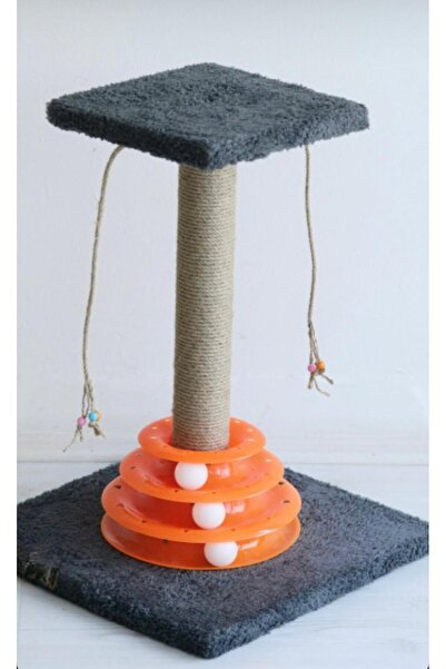 ATA PET Cat Scratching Board with Toy Step