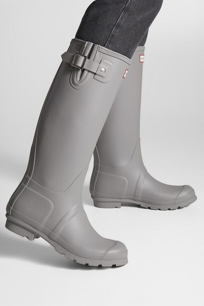 Hunter woman galoshes 5905588655046 Gray