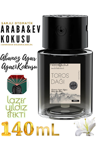 Teknoloji Gelsin AF-02 Araba & Ev Kokusu Otomatik Şarjlı 160ML Lazer Işık Yıl...