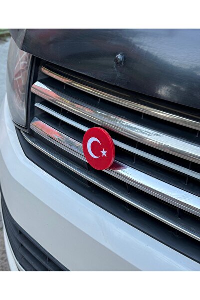 3dbaydesign Yuvarlak Türk bayrağı vidalı panjur Arması