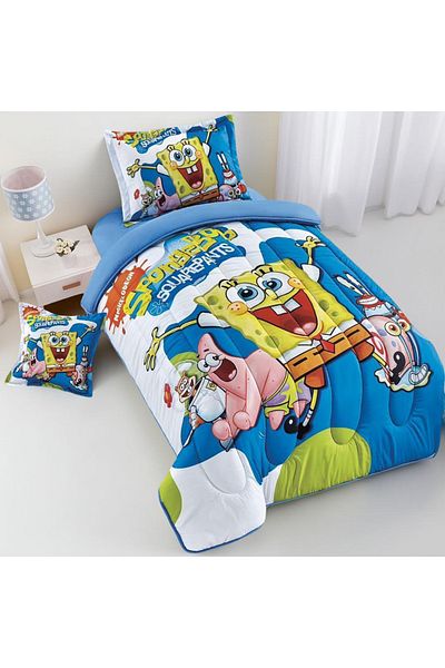 Lajivert 4-Piece Microfiber Print Baby Comforter Set