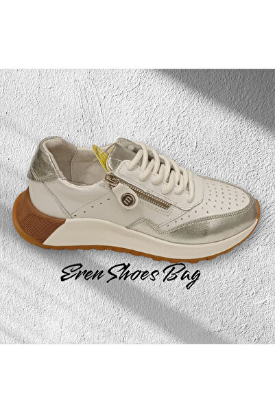 Mammamia Gerçek Deri Günlük Kadın Sneaker Ayakkabı