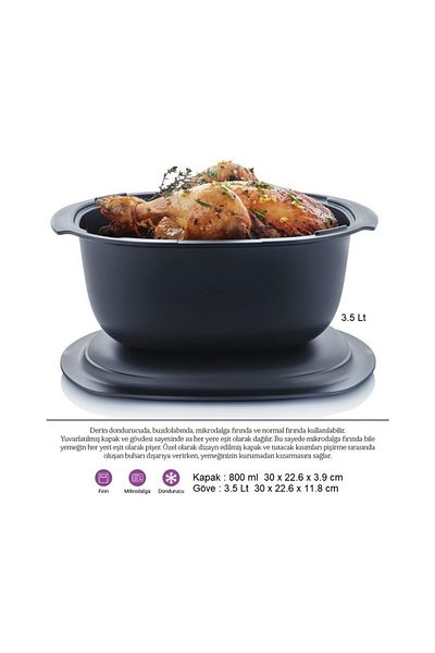 Tupperware Ultra Pro Oven Dish 3.5 Lt