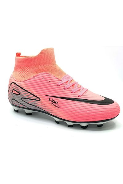 KOCAMANLAR Lion 507 Professional Sock Cleats Shoes Men's Football Boots Pink