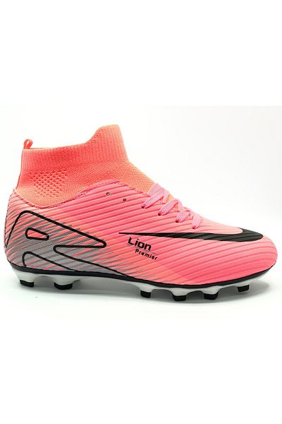 KOCAMANLAR Lion 507 Professional Sock Cleats Shoes Men's Football Boots Pink