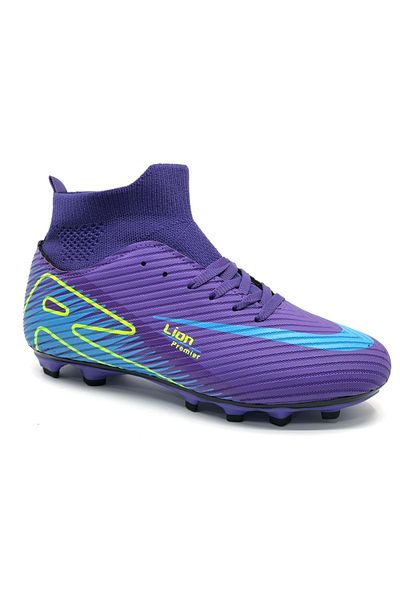 KOCAMANLAR Lion 507 Professional Sock Cleats Shoes Men's Football Boots Purple