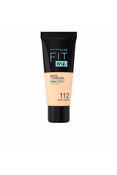 Maybelline New York Fit Me! Foundation Matte+poreless #112-soft Beige 30 ml