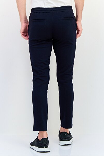 CELIO Men Regular Fit Solid Sweatpants, Navy