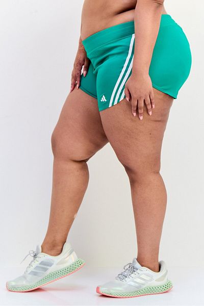 adidas Women Sportswear Fit 2 Inseam Running Shorts, Green