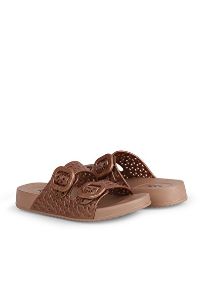 IGOR Women's Brown Habana Fresh Metallic Slippers Bb339-Igr099