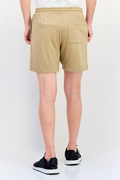 GAP Men Embroidered Logo Basic Shorts, Tan