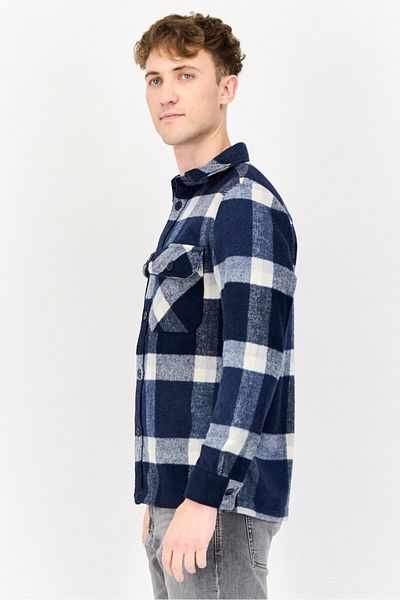 CELIO Men Checkered Jacket Shirt ,multicolor
